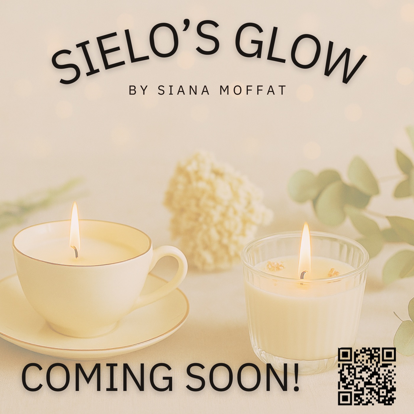 Sielo's Glow - Hand-Poured Candles in Unique Glassware, Coming Soon